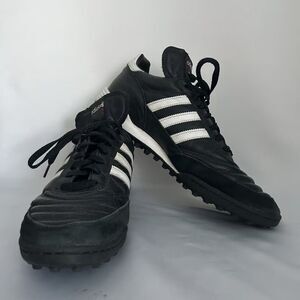 Adidas Mundial Team Turf Soccer Shoes Cleats 019228 Black White Mens 13 Classic